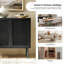 Armoire d'appoint 2 portes l 31,5 po avec éclairage DEL Fabion-100673141