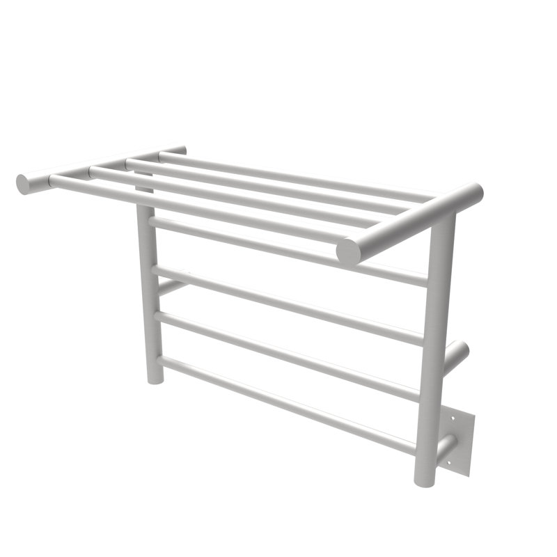 Polished Nickel Wall Mounted Stainless Steel Towel Warmer Shelf