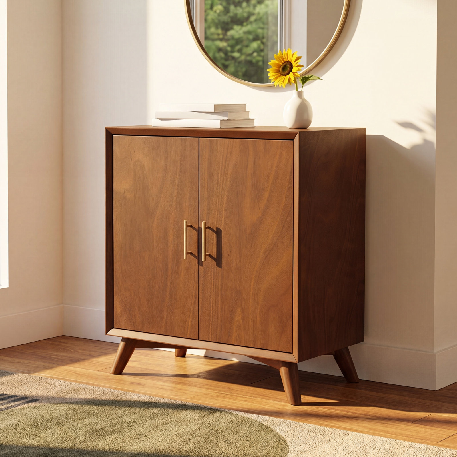 Williams Low Bar Cabinet, Walnut