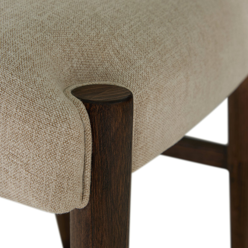 Highland Oak Reclined Back Bar Stool, Dusk