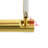 Prime-Line 4 in. Surface Bolt, Solid Brass, Polished Brass Finish (Single Pack)
