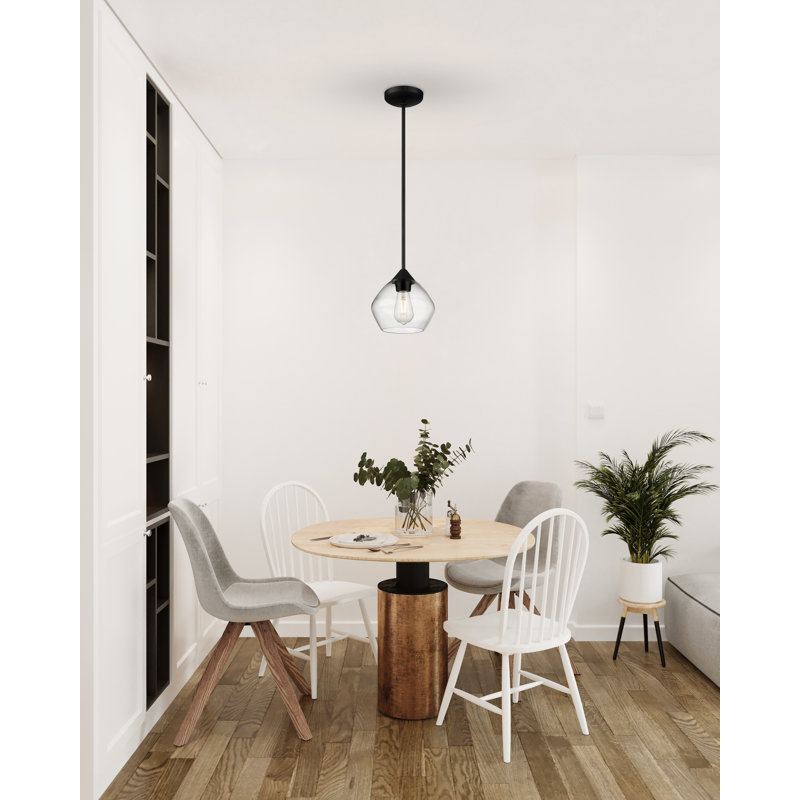 Abdihakin LED Pendant - Matte Black