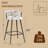 Upholstered Counter Stool With Metal Frame-1759930427-1759930428