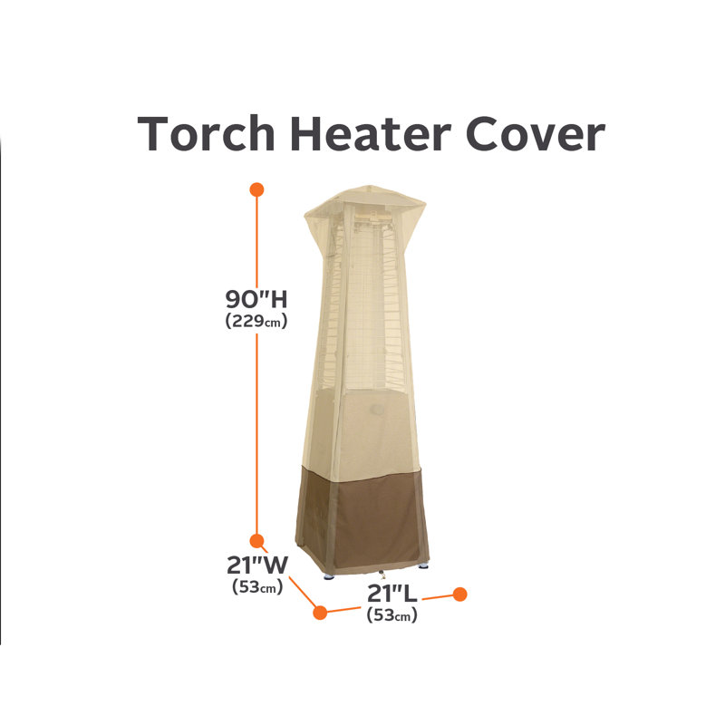 Paulding Patio Furniture Cover for Outdoor Pyramid Torch Heaters, 21 Inch