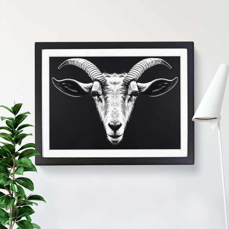 Goat Portrait Vol.3 - Framed Print