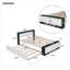 Full Size Platform Bed With Trundle,Storage Headboard And Footboard,USB Charging Design-1387346249