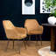 46cm H Upholstered Metal Upholstered Back Armchair-1903123970-1903123975