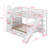 Chelchowska Kids Full Over Full Bunk Bed with Drawers-558025926
