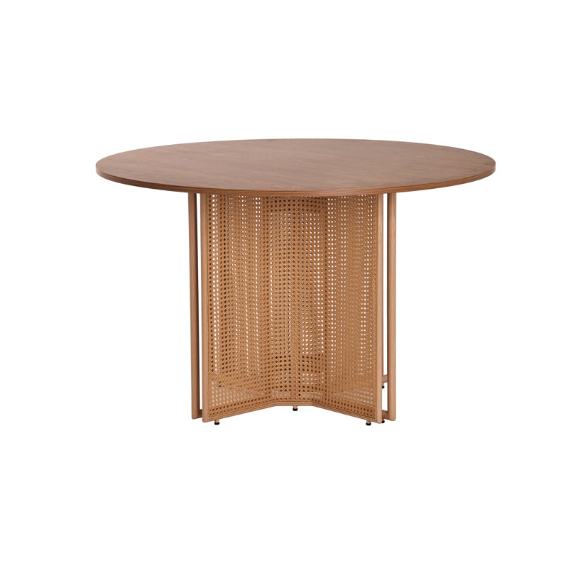 Round Metal Base Dining Table