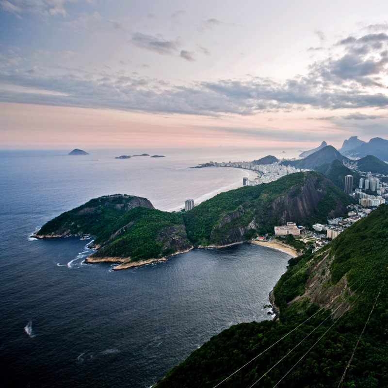 Rio De Janeiro by Nikada - Wrapped Canvas Print, 122cm H x 122cm W x 3.8cm D