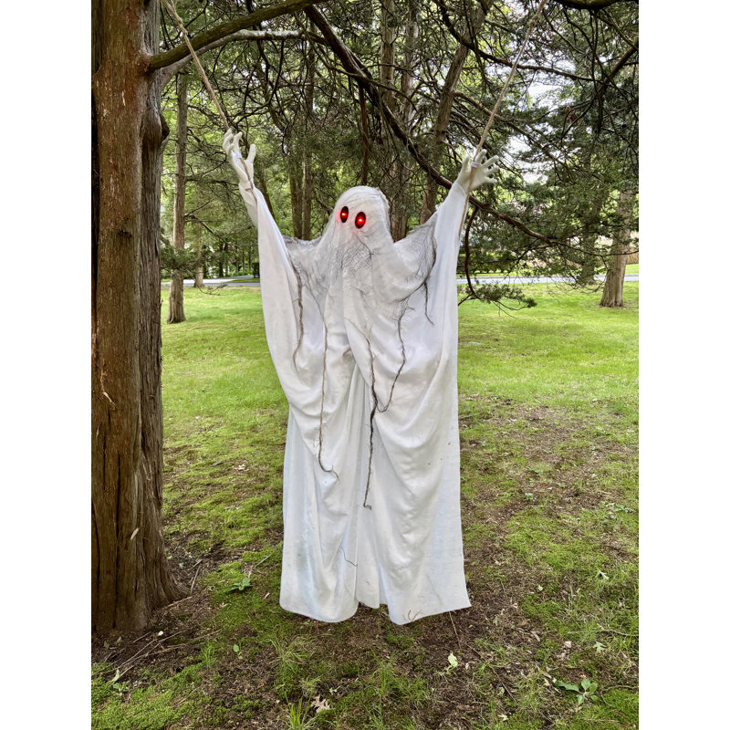 Fantôme de 72 po suspendu à la balançoire d'Halloween
