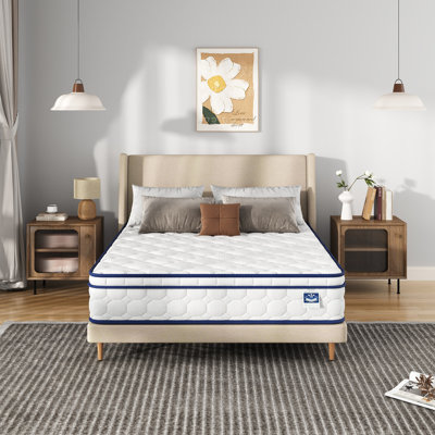 10" Medium Memory Foam Hybrid Mattress, Pillow Top Mattress, Certipur-US, OEKO-TEX Certified
