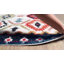 Tapis géométrique ivoire / brûlé Kinnen-424762176