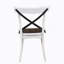 Ensemble de 2 chaises de salle à manger de style rustique moderne avec design rétro en X
