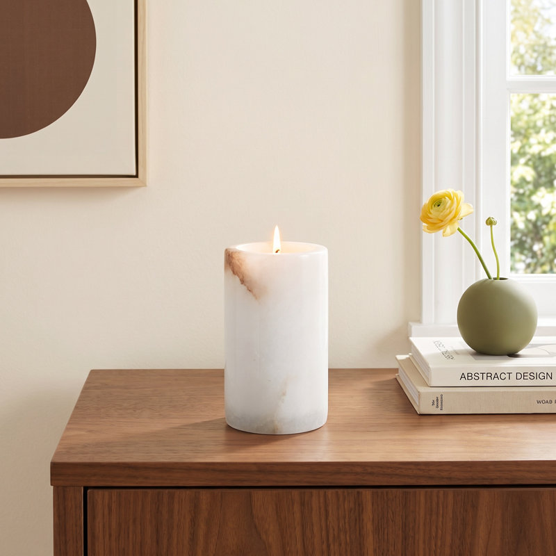 5'' H Stone Tabletop Votive Holder