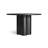 4 Quarter Round Solid Wood Dining Table-90927614-90927615
