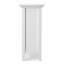 Meuble de rangement bas Redmond en bois massif blanc, 81 cm de large