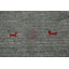 Tapis de couloir oriental rayé gris Gabbeh 2x10