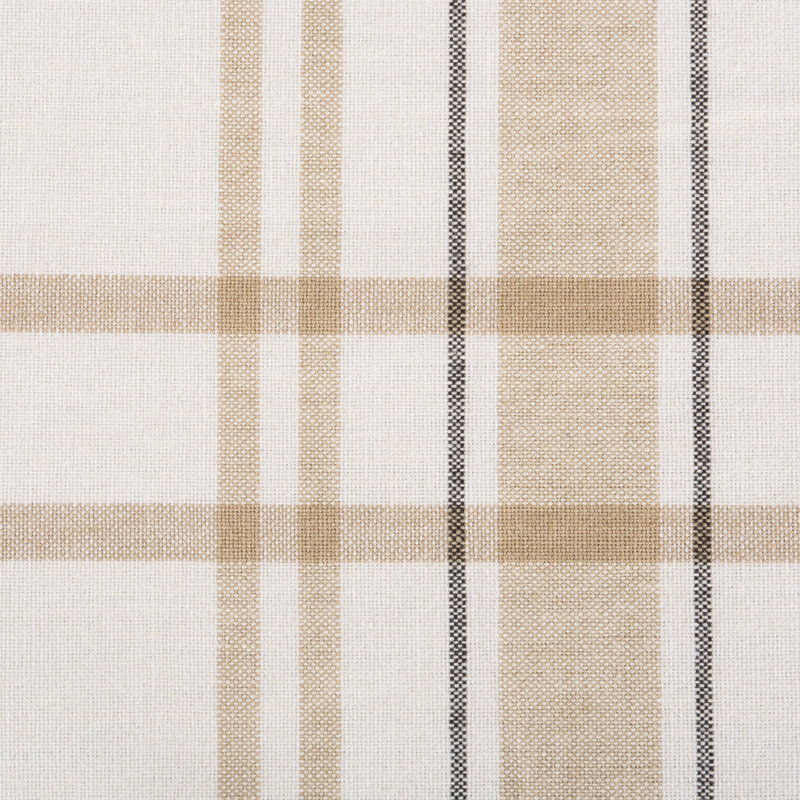 Shelton Cotton Blend Striped Square Napkin, White Chambray
