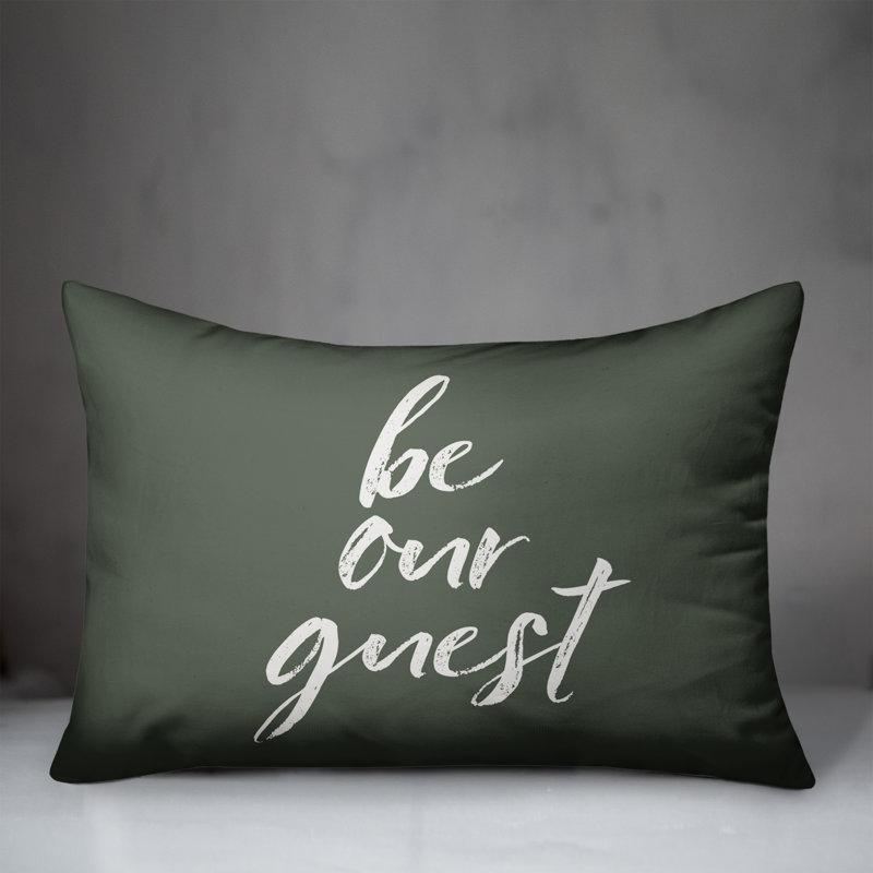Coussin décoratif intérieur / extérieur en polyester , H 14 po x l 20 po, Sauge