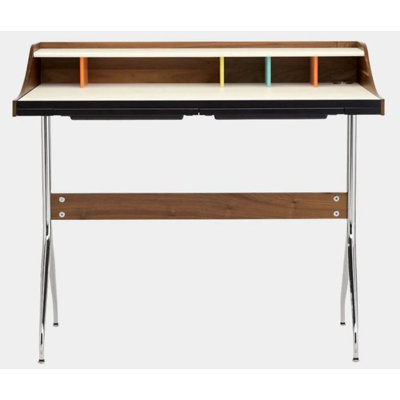 Italiano Walnut Veneer Office Desk