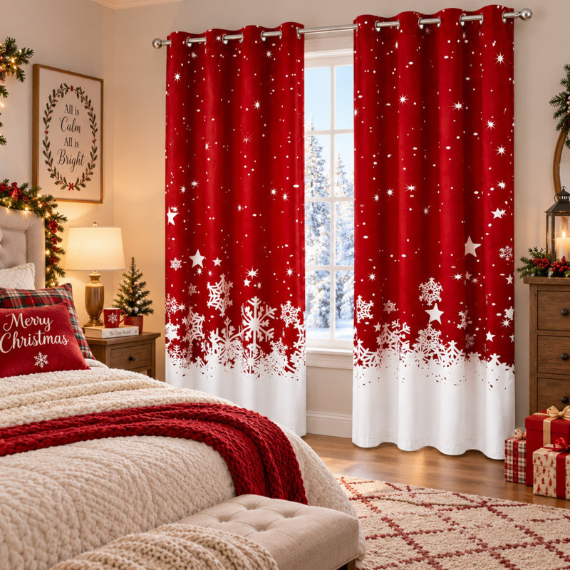 Room Darkening Curtain Panel Pair
