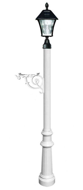 Poteau décoratif intérieur h 61 po Lewiston Mailbox, Blanc