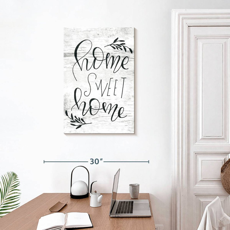 Plaque murale Kema Home Sweet Home, H 30 po x l 20 po