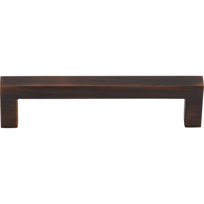 Square 3 3/4" Center Bar Pull Multipack, Brushed Oil Rubbed Bronze