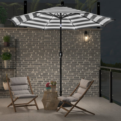 Parasol de marché éclairé 106 po Salvaggio