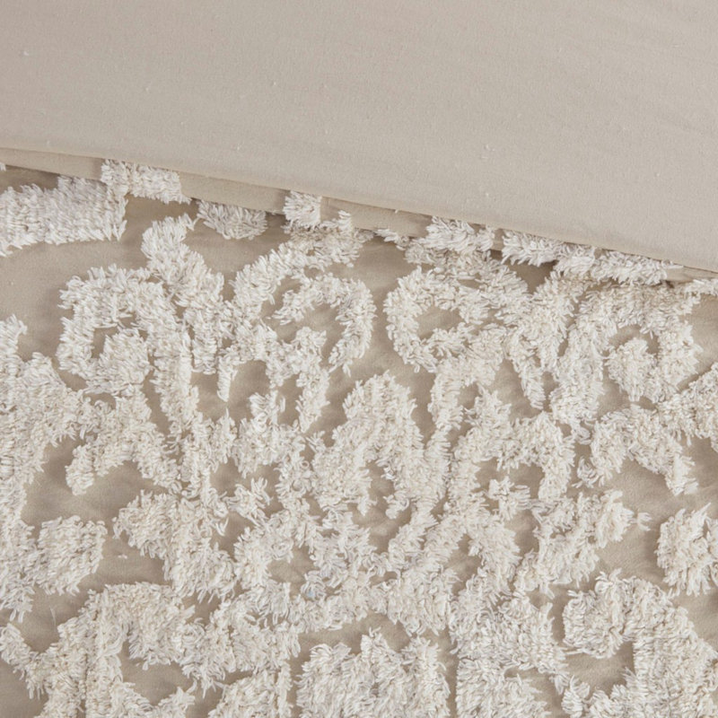 Ensembles de literie en chenille de coton touffetée