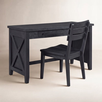 Harriett Flat Iron Desk with USB Ports