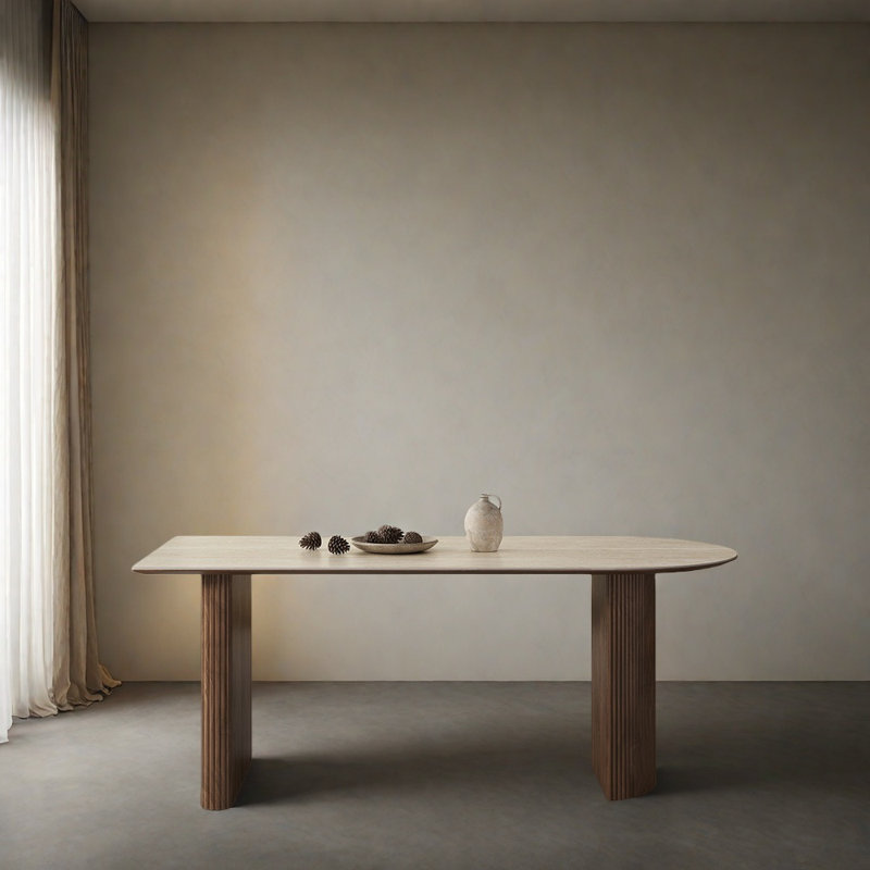 Table de salle à manger, H 29,52 po x L 78,74 po x l 35,43 po