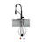 Matte Black Pull Down Kitchen Faucet, 1.8 Gpm Stainless Steel With Soap Dispenser For Deck Mount Sink, Corrosion Faucet , Steel, Laundry Sink Installation