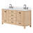 Cambridge 66.25'' Double Bathroom Vanity with Carrara Quartz Top-1694453701