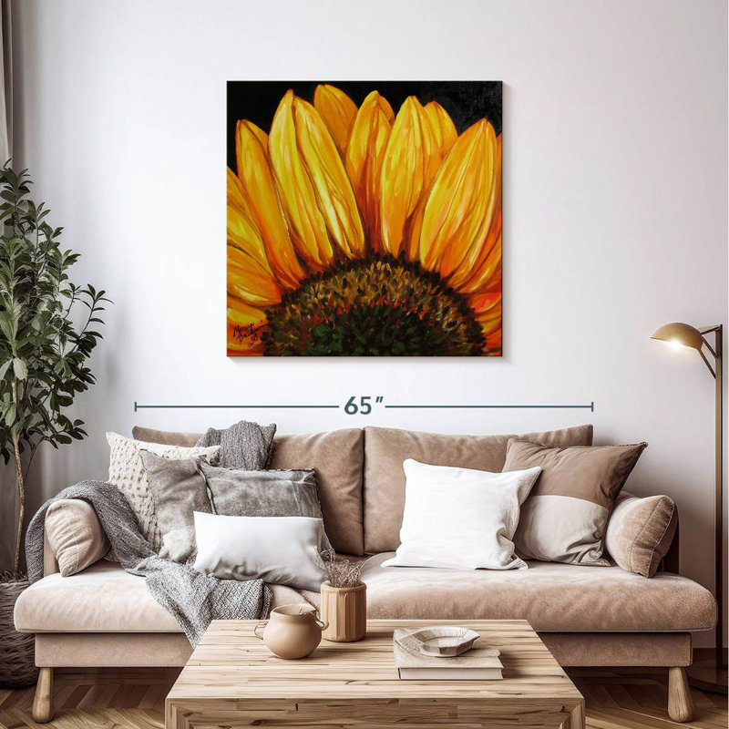 Harnek Sunflower Sunflower, 39" H x 39" W