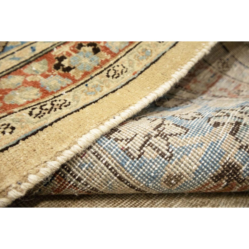 Tapis oriental classique en laine noué à la main 9 pi 6 po x 12 pi 7 po
