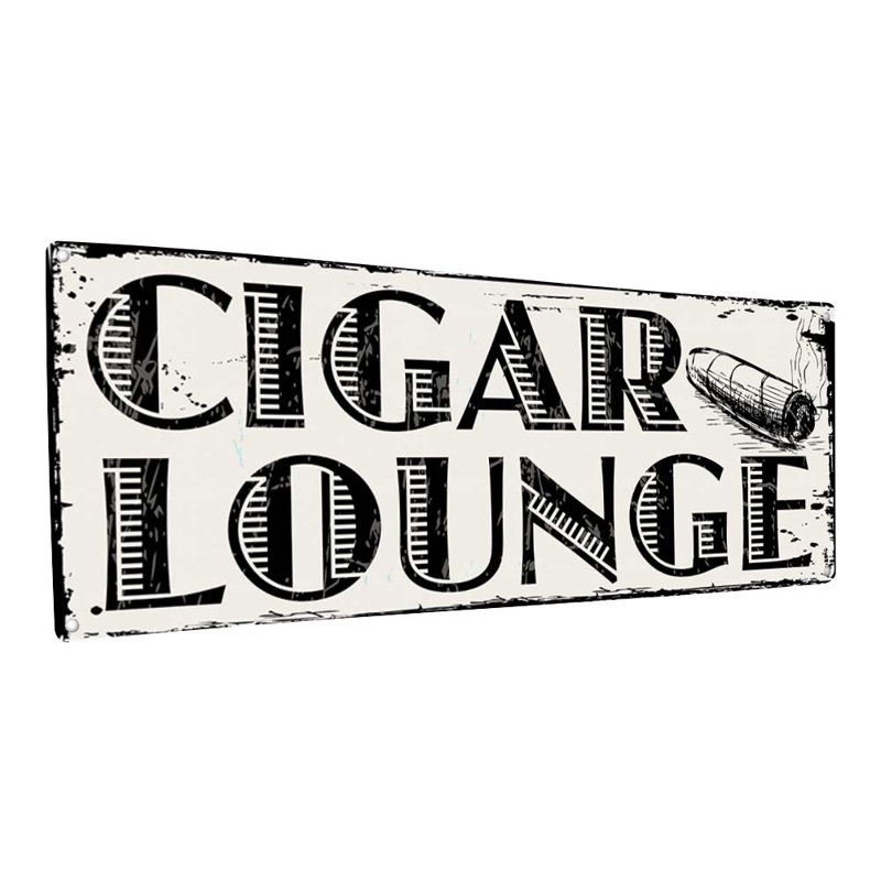 Celynn Cigar Lounge Metal Sign
