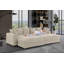 Canapé modulaire rembourré, canapé moderne, canapé décoratif 4 pièces Nieves