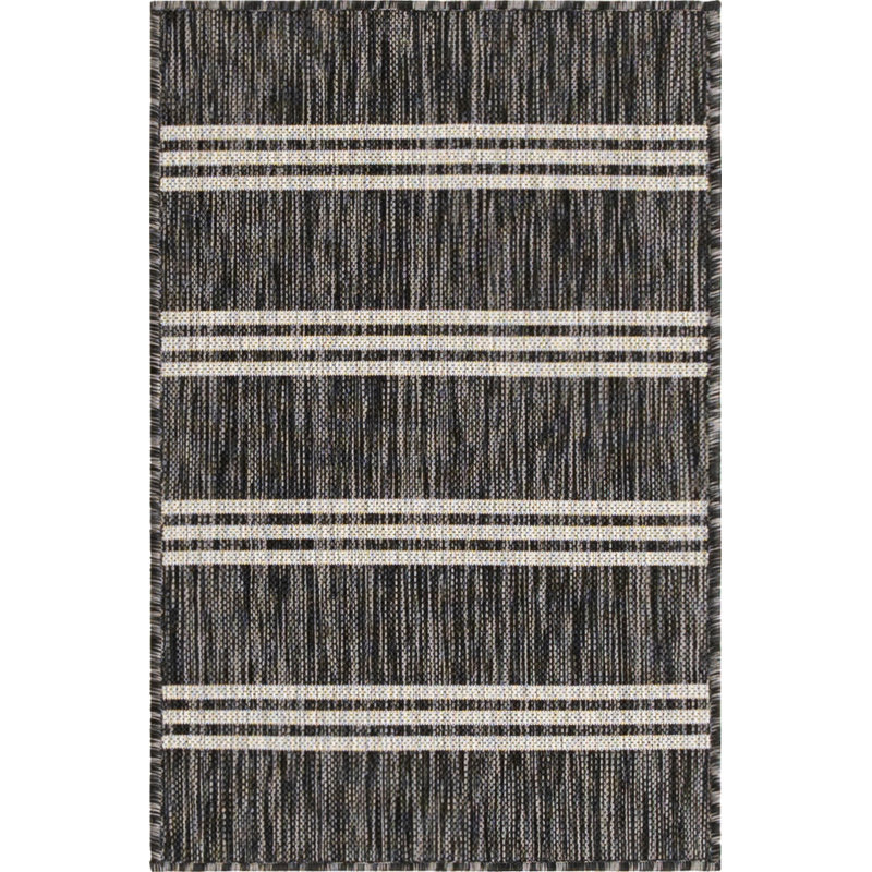 Tapis intérieur / extérieur Jill Zarin Anguilla, Rectangle 2 pi 2 po x 3 pi