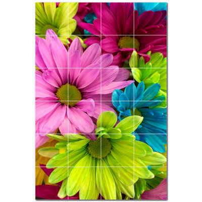 12'' x 12'' Satin Ceramic Decorative Mural