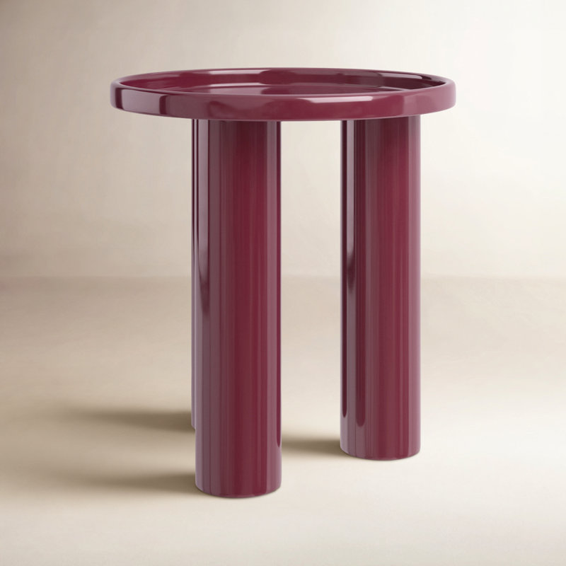 Sofia End Table, Plum