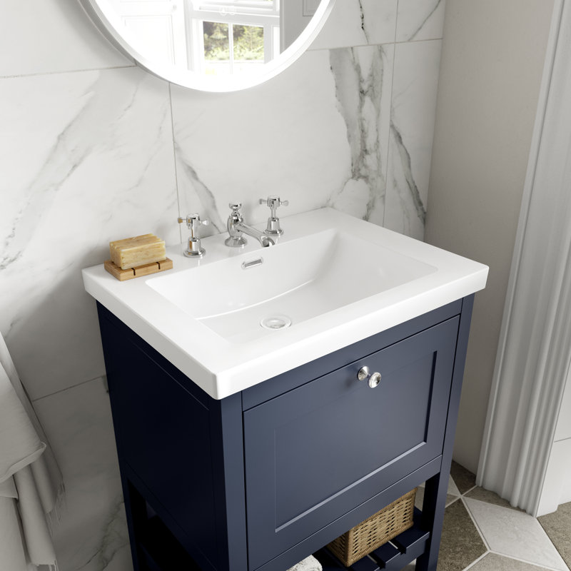 Bexley Bathroom Vanity, Indigo Blue, 81.3cm W