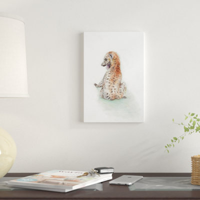 « ludique hyena », reproduction sur toile tendue