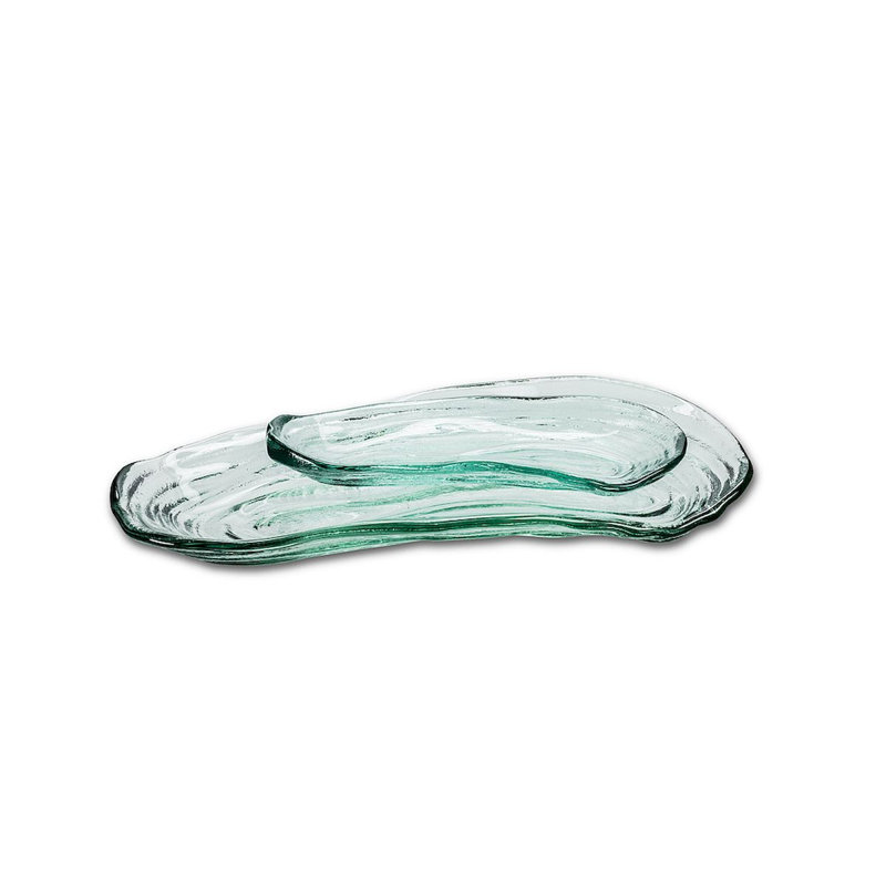 Plateau de coquillages huître, H 0,5 po x l 4,5 po x L 13 po