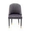 Chaise rembourrée en velours Sudie-2121664684