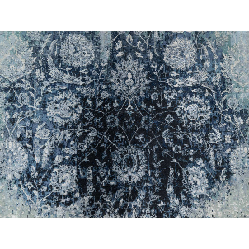 Tapis unique gris de 10 pi 2 po x 10 pi 4 po Tichenor