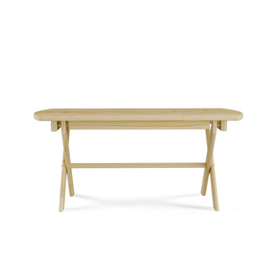  Table d'extérieur pliante ovale, sans finition