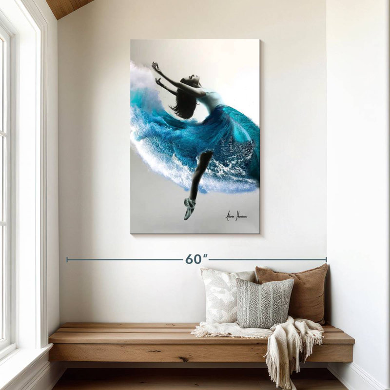 Enn Wave Dance, 45" H x 30" W