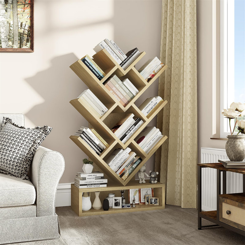 Aengus 103cm H x 57cm W Bookcase, Natural